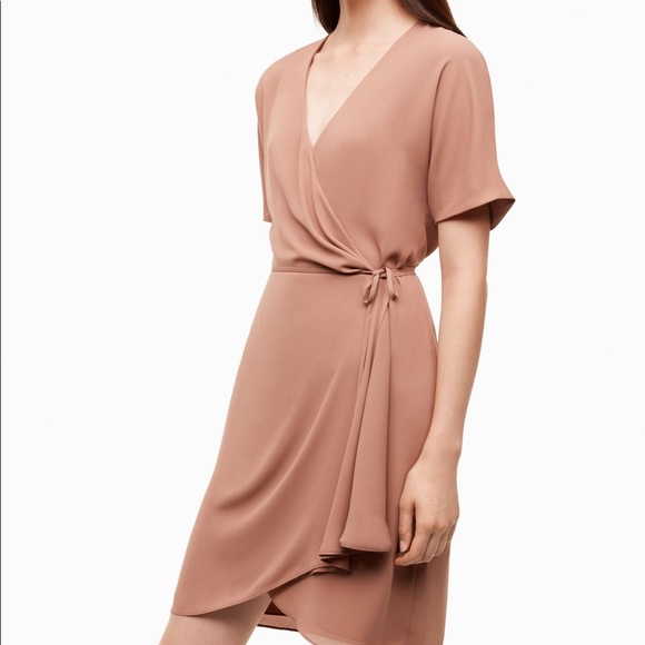 Aritzia Dresses & Skirts - Babaton Wallace Dress in Nutmeg Size XS